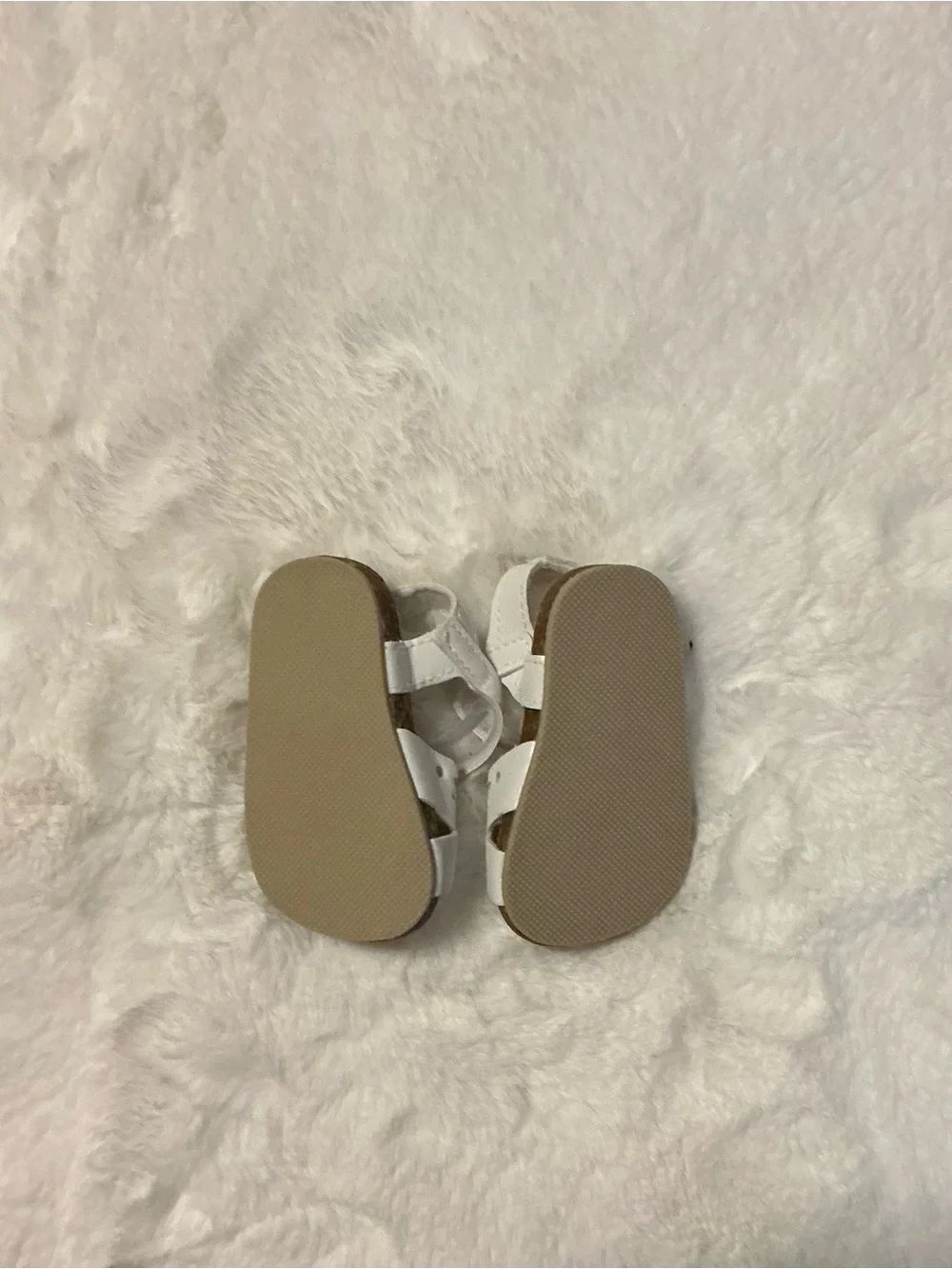Carter's White Baby Girl butterfly-Front Sandals size:0-3